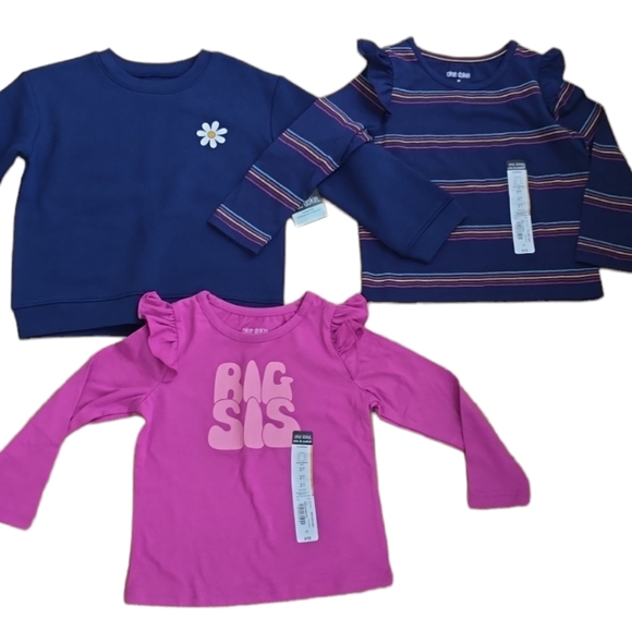OKIE DOKIE BRAND TODDLER GIRLS BUNDLE OF 3 TOPS SIZE 3T - Picture 2 of 16